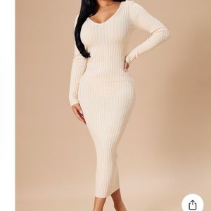 Ribbed dress